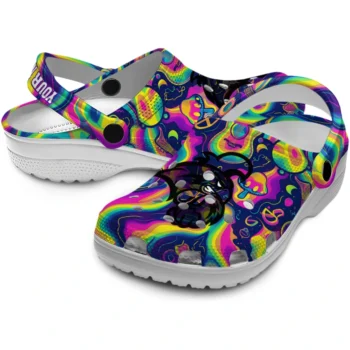 customized coastal carolina chanticleers swirling mushrooms clogs high quality