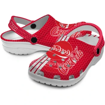 customized coca cola stripes red white clogs high quality hey clogs