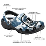 customized colgate raiders snowy mountains clogs best selling