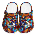 customized colorado avalanche prism pieces clogs best selling