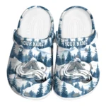 customized colorado avalanche snowy mountains clogs best selling