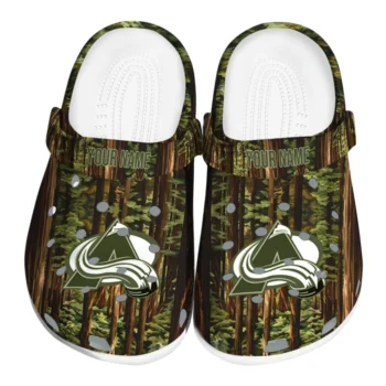 customized colorado avalanche woods forest designs clogs best selling