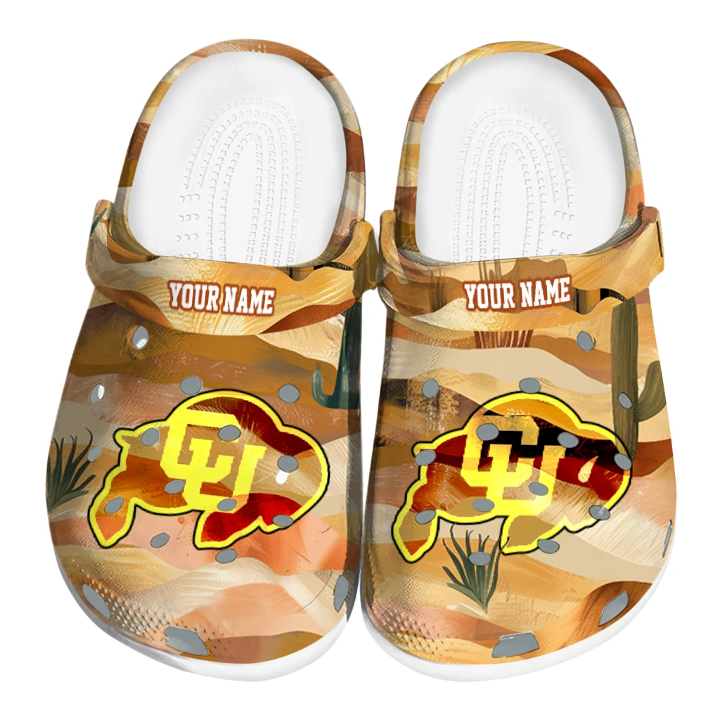 customized colorado buffaloes desert layers clogs best selling customized colorado buffaloes desert layers clogs best selling