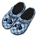 customized colorado buffaloes snowflake mosaic clogs best selling