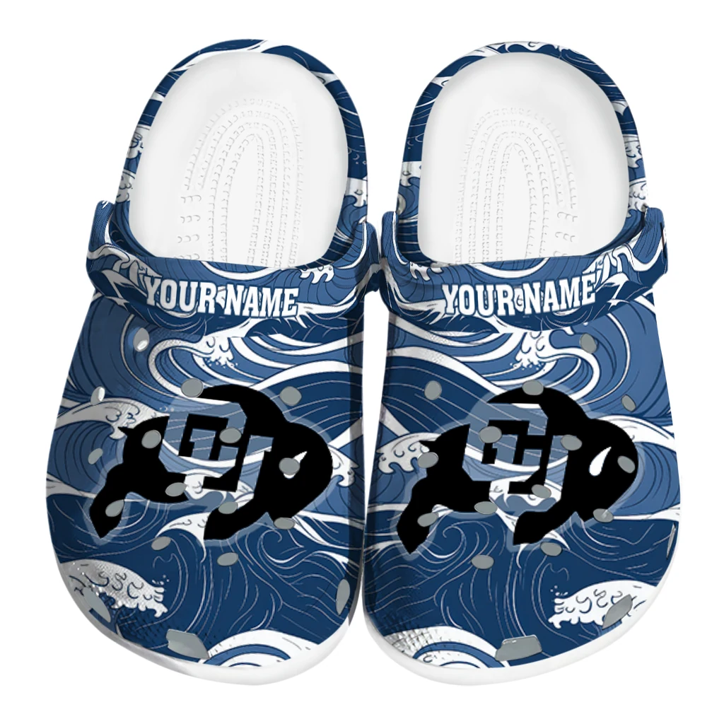 customized colorado buffaloes wave flow clogs best selling customized colorado buffaloes wave flow clogs best selling