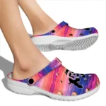 customized colorado buffaloes wavy stripes clogs best selling