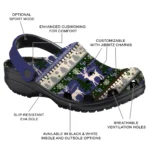 customized colorado rockies christmas motif clogs best selling