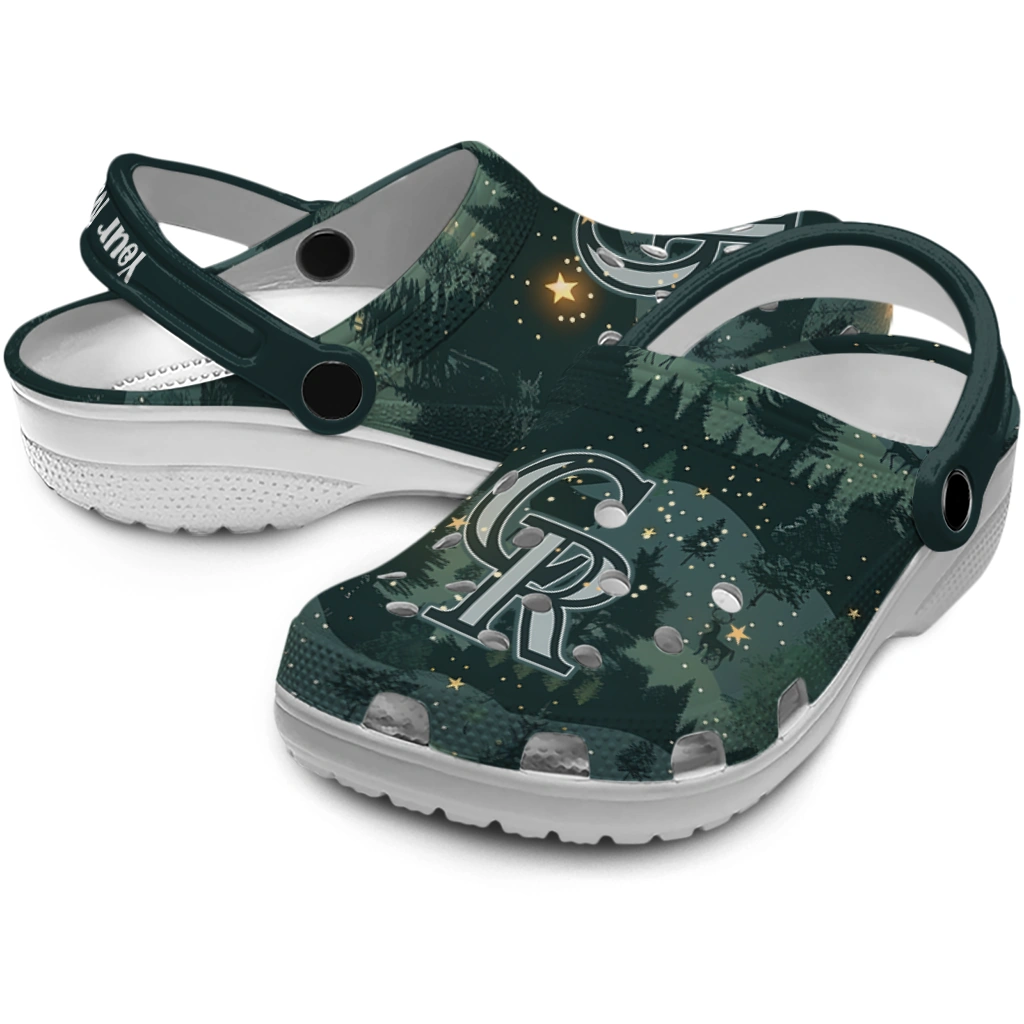 customized colorado rockies deer nightscape clogs high quality customized colorado rockies deer nightscape clogs high quality