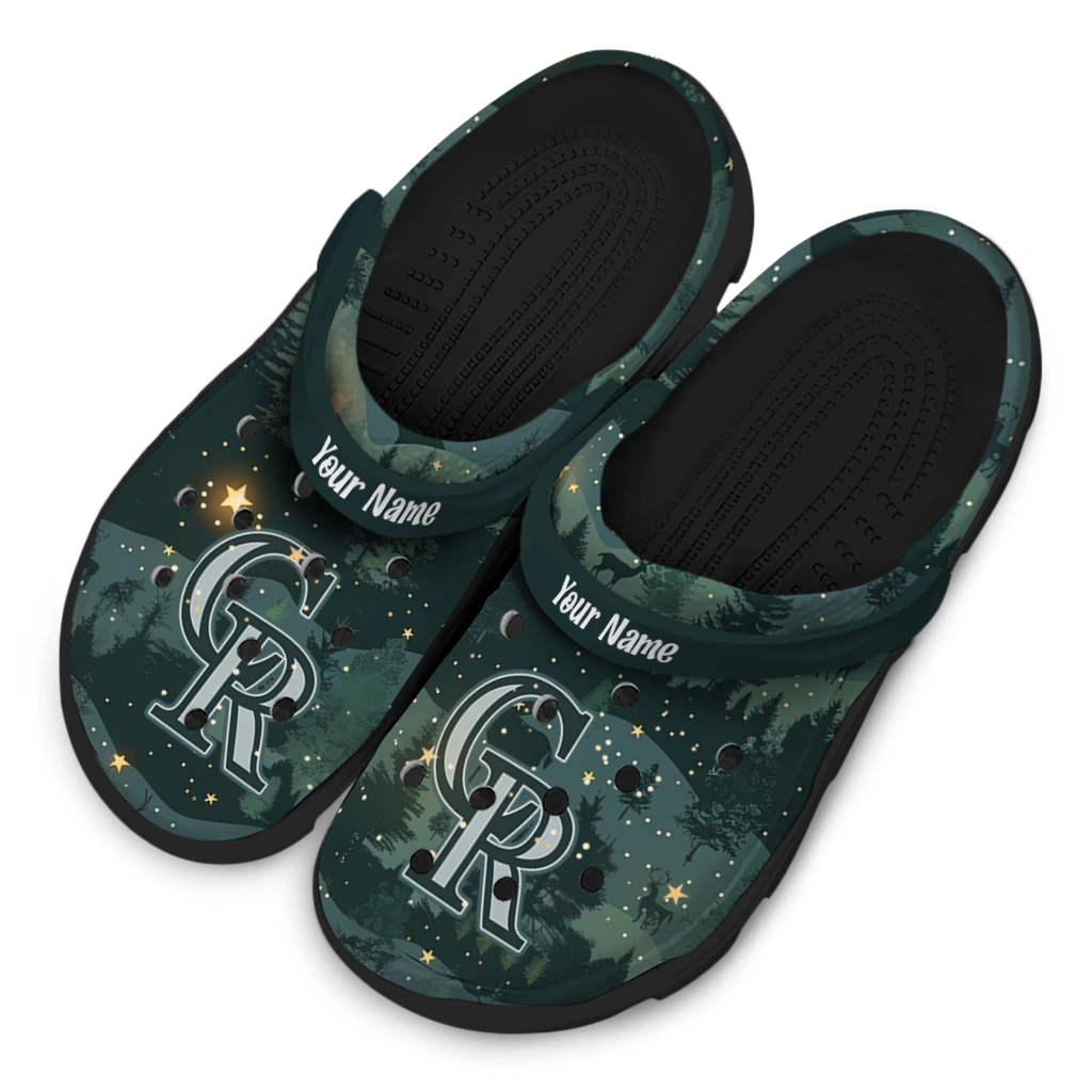 customized colorado rockies deer nightscape clogs latest model customized colorado rockies deer nightscape clogs latest model