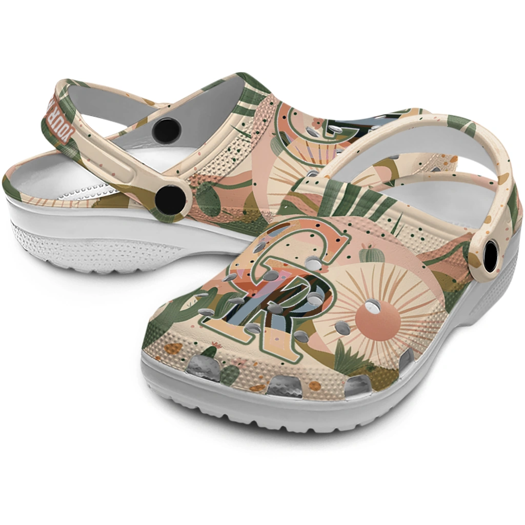customized colorado rockies desert cactus pattern clogs high quality customized colorado rockies desert cactus pattern clogs high quality