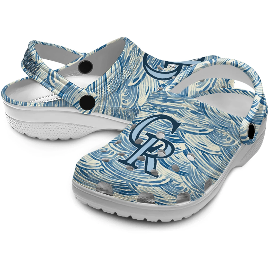 customized colorado rockies sea swirls clogs high quality customized colorado rockies sea swirls clogs high quality