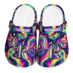 customized colorado rockies swirling mushrooms clogs best selling