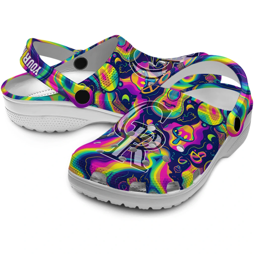 customized colorado rockies swirling mushrooms clogs high quality customized colorado rockies swirling mushrooms clogs high quality