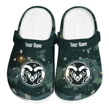 customized colorado state rams deer nightscape clogs best selling