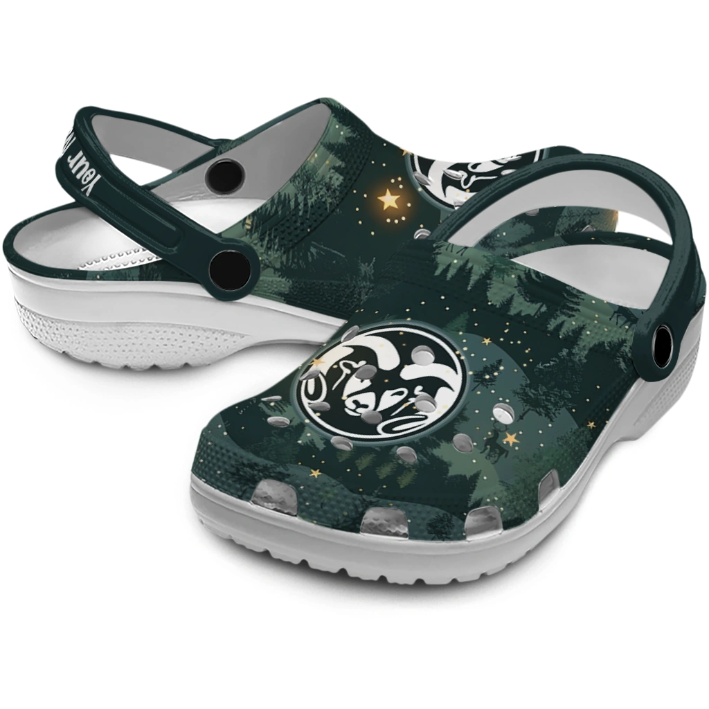 customized colorado state rams deer nightscape clogs high quality customized colorado state rams deer nightscape clogs high quality