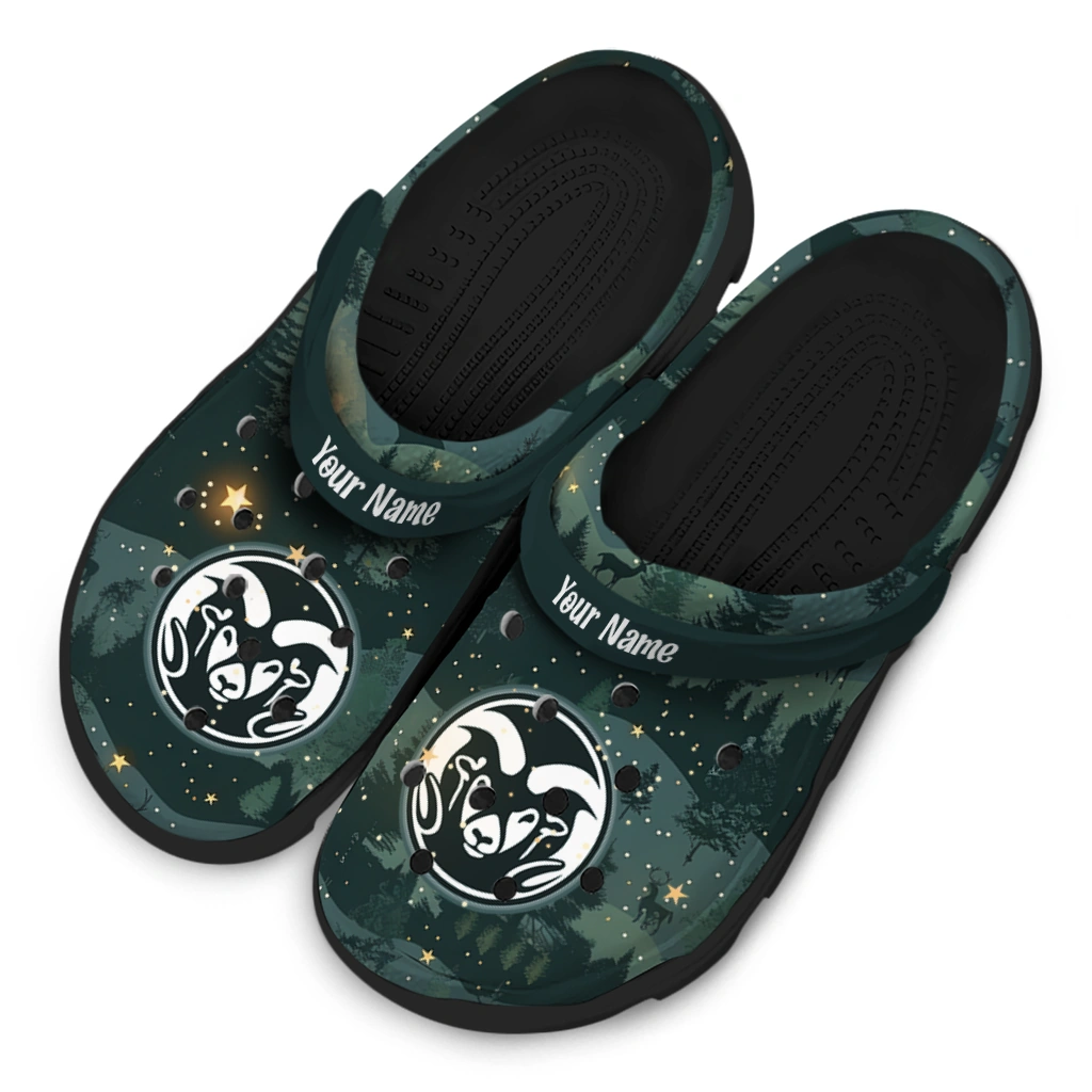 customized colorado state rams deer nightscape clogs latest model customized colorado state rams deer nightscape clogs latest model