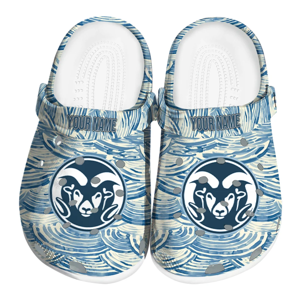 customized colorado state rams sea swirls clogs best selling customized colorado state rams sea swirls clogs best selling