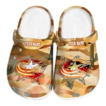 customized columbus blue jackets desert layers clogs best selling