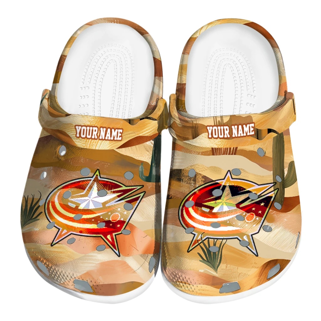 customized columbus blue jackets desert layers clogs best selling customized columbus blue jackets desert layers clogs best selling