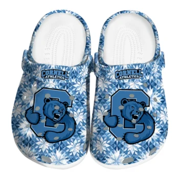 customized cornell big red snowflake mosaic clogs best selling