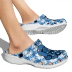 customized cornell big red snowflake mosaic clogs best selling