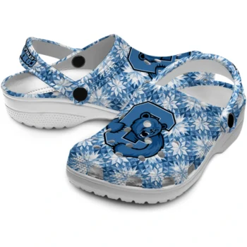 customized cornell big red snowflake mosaic clogs high quality