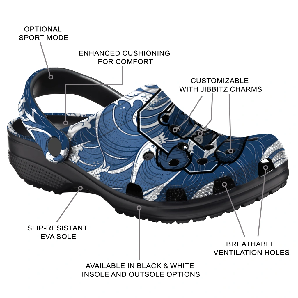 customized cornell big red wave flow clogs new arrival customized cornell big red wave flow clogs new arrival