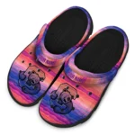 customized cornell big red wavy stripes clogs best selling