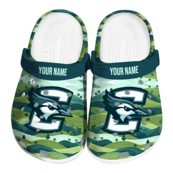 customized creighton bluejays hills illustration clogs best selling