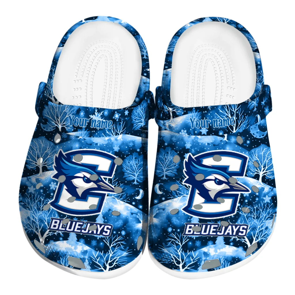customized creighton bluejays snowy hills clogs best selling customized creighton bluejays snowy hills clogs best selling