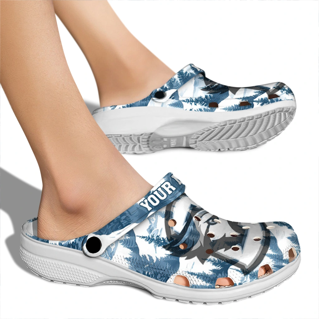 customized creighton bluejays snowy mountains clogs fashion forward customized creighton bluejays snowy mountains clogs fashion forward