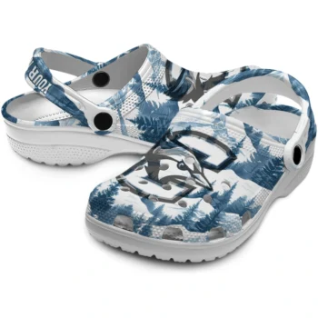 customized creighton bluejays snowy mountains clogs high quality