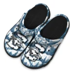 customized creighton bluejays snowy mountains clogs best selling