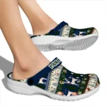 customized dallas cowboys christmas motif clogs best selling