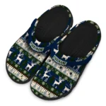 customized dallas cowboys christmas motif clogs best selling