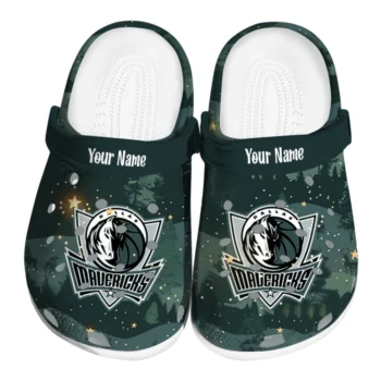 customized dallas mavericks deer nightscape clogs best selling