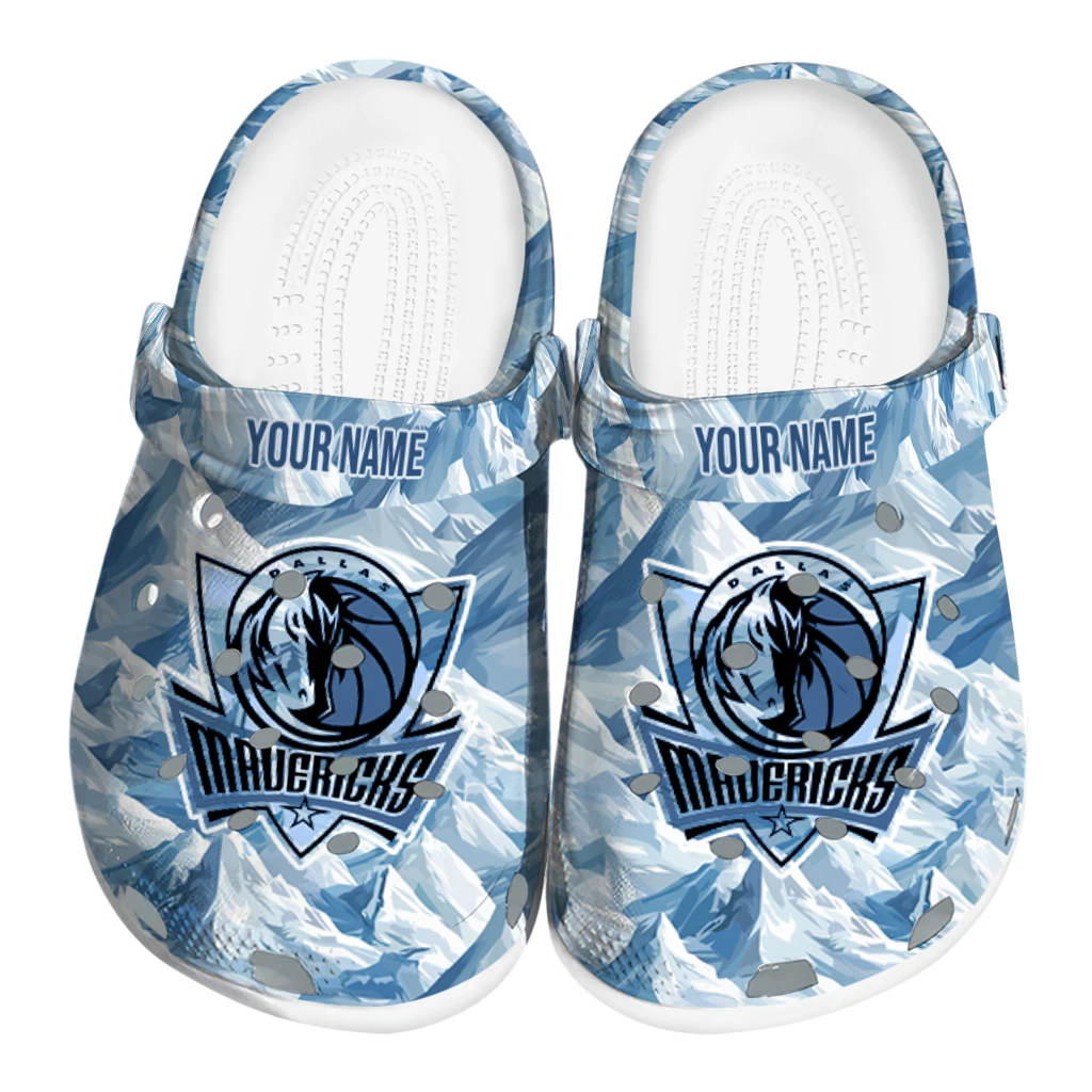 customized dallas mavericks mountain artwork clogs best selling customized dallas mavericks mountain artwork clogs best selling