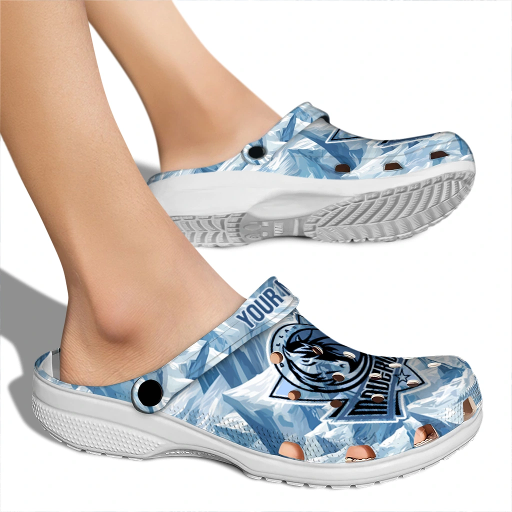 customized dallas mavericks mountain artwork clogs fashion forward customized dallas mavericks mountain artwork clogs fashion forward