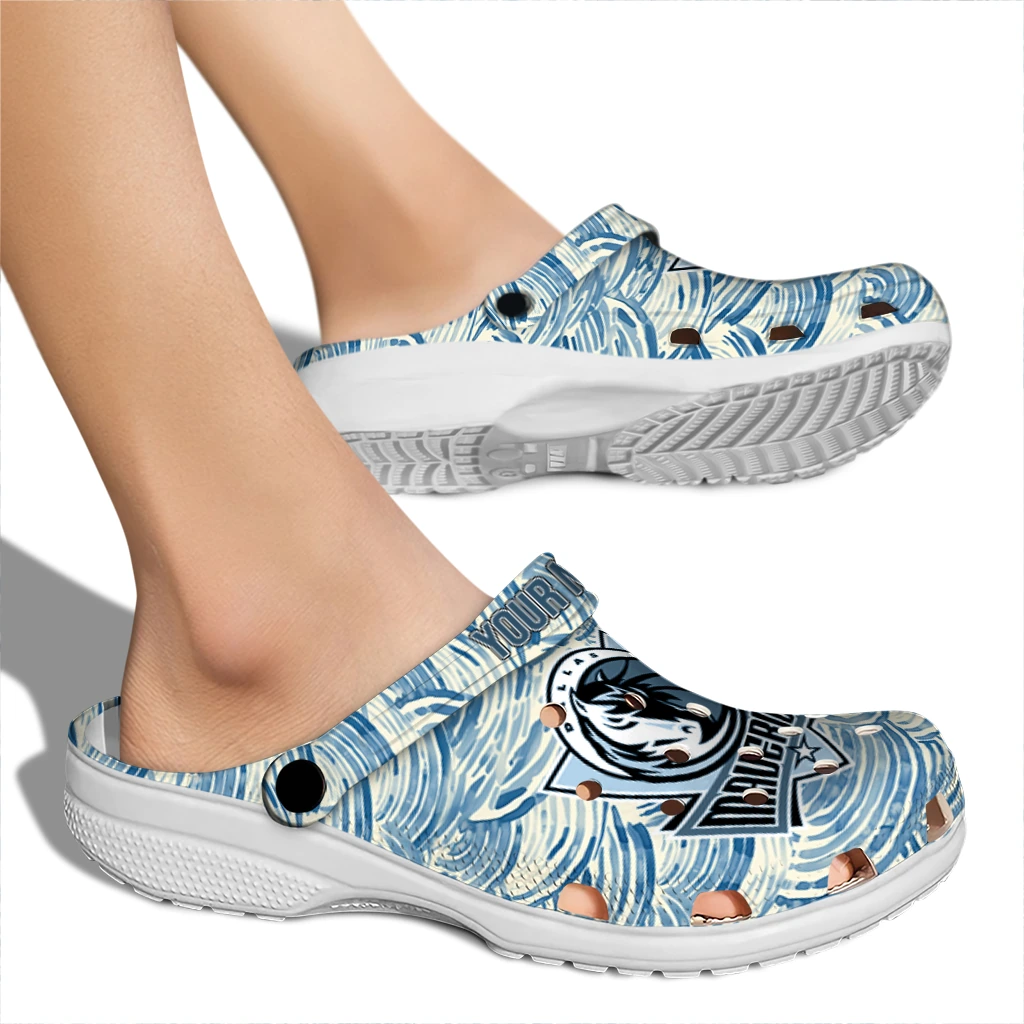customized dallas mavericks sea swirls clogs fashion forward customized dallas mavericks sea swirls clogs fashion forward