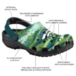 customized denver broncos hills illustration clogs best selling