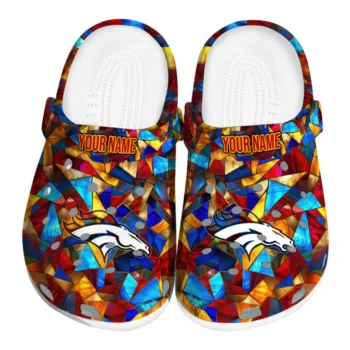 customized denver broncos prism pieces clogs best selling
