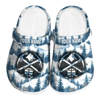 customized denver nuggets snowy mountains clogs best selling