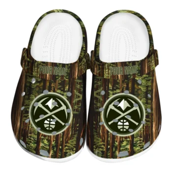customized denver nuggets woods forest designs clogs best selling
