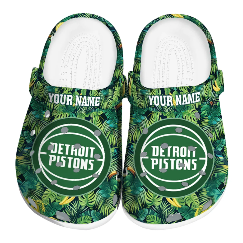 customized detroit pistons tropical leaves clogs best selling customized detroit pistons tropical leaves clogs best selling