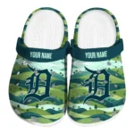 customized detroit tigers hills illustration clogs best selling