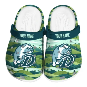 customized drake bulldogs hills illustration clogs best selling