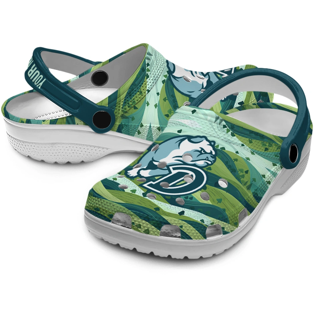 customized drake bulldogs hills illustration clogs high quality customized drake bulldogs hills illustration clogs high quality