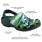 customized drake bulldogs hills illustration clogs best selling