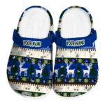 customized duke blue devils christmas motif clogs best selling