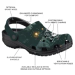 customized duke blue devils deer nightscape clogs best selling